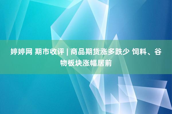 婷婷网 期市收评 | 商品期货涨多跌少 饲料、谷物板块涨幅居前